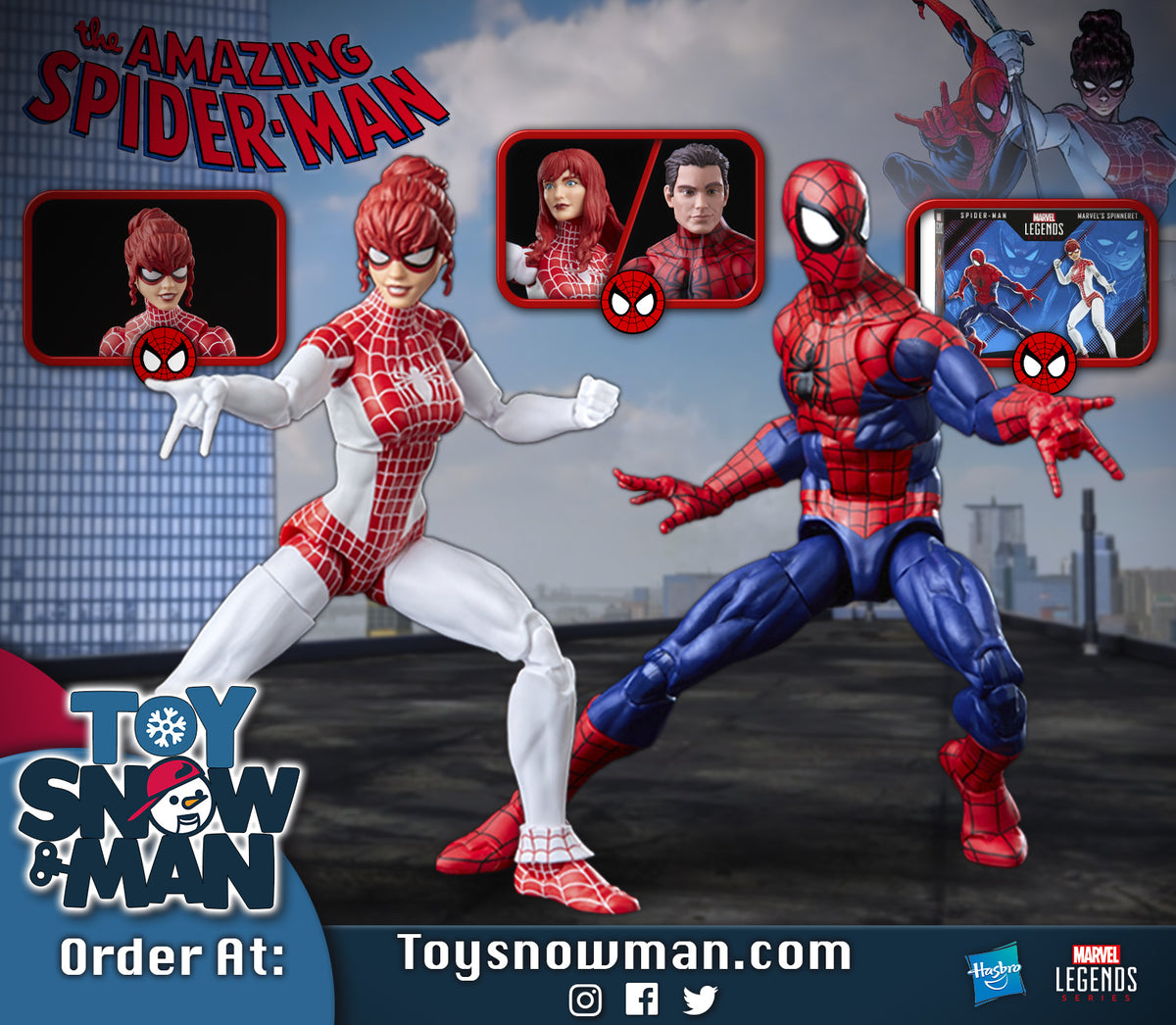 Marvel Legends Series Spider-Man 6-inch Spider-Man And