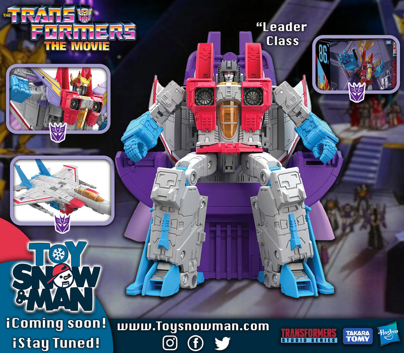 Coronation Starscream Transformers Studio Series 86 Leader king Star scream (preorder) Feb/april - Action figure -  Hasbro