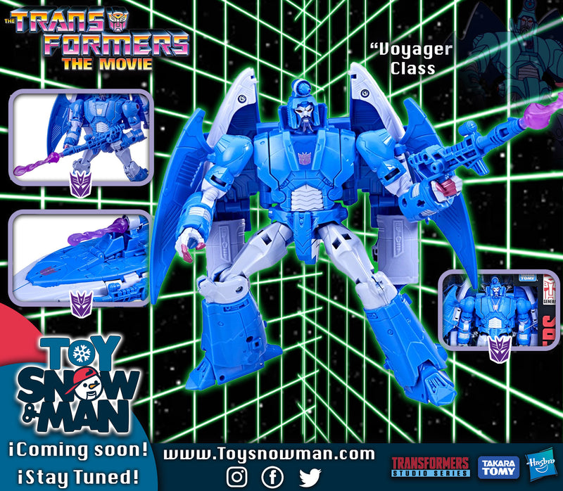 Sweep Transformers Studio Series 86-10 Voyager The Transformers: The Movie Decepticon (preorder) feb/april - Action figure -  Hasbro
