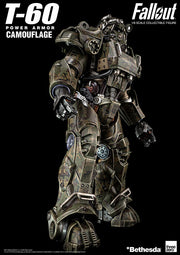 FALLOUT T-60 CAMOUFLAGE POWER ARMOR 1/6 SCALE - Action figure -  ThreeZero