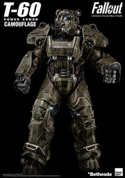 FALLOUT T-60 CAMOUFLAGE POWER ARMOR 1/6 SCALE - Action figure -  ThreeZero