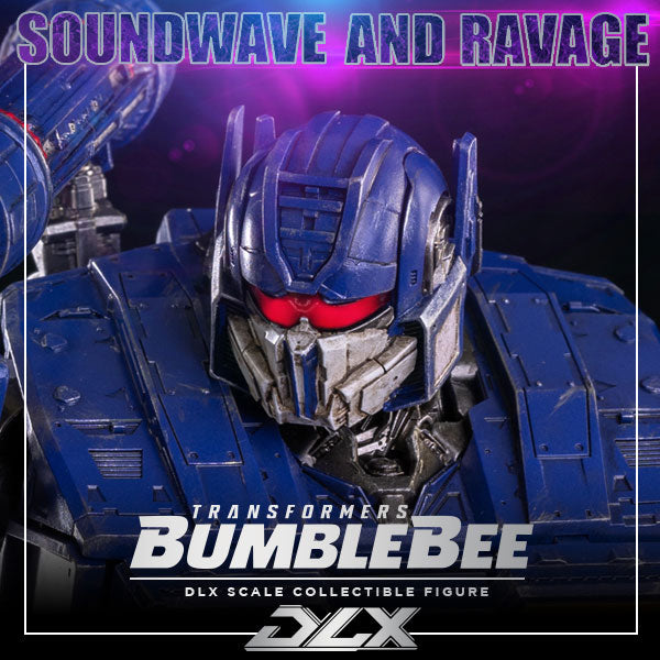 Threezero - Soundwave and Ravage Bumblebee Transformers DLX Scale  Collectible