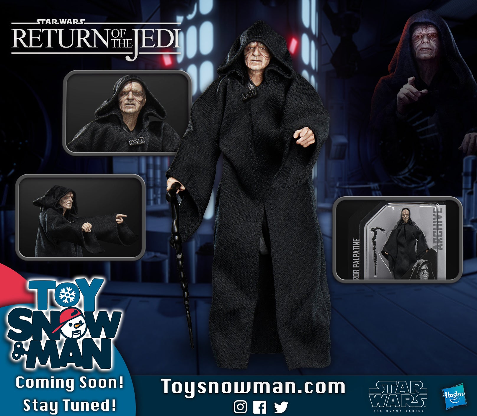 Star Wars The Black Series Archive Emperor Palpatine — Toy Snowman