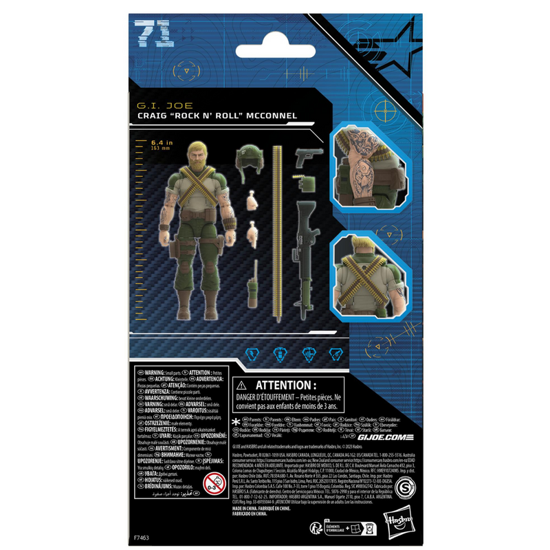 G.I. Joe Classified - Craig “Rock ‘N Roll” McConnel - 71 (preorder ETA Aug/sept) - Collectables > Action Figures > toys -  Hasbro