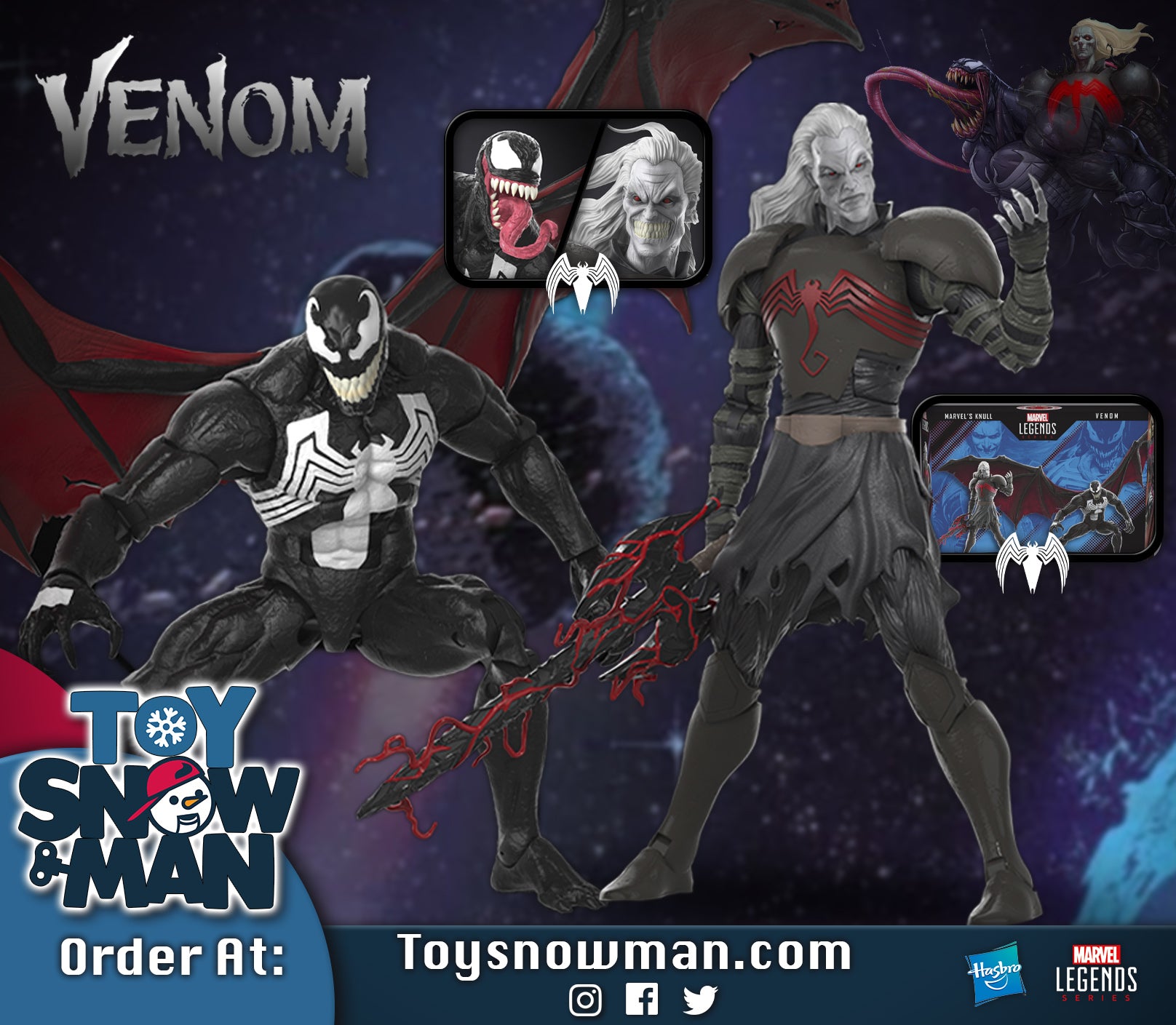 Marvel Legends Series 60th Anniversary Marvel's Knull and Venom 2