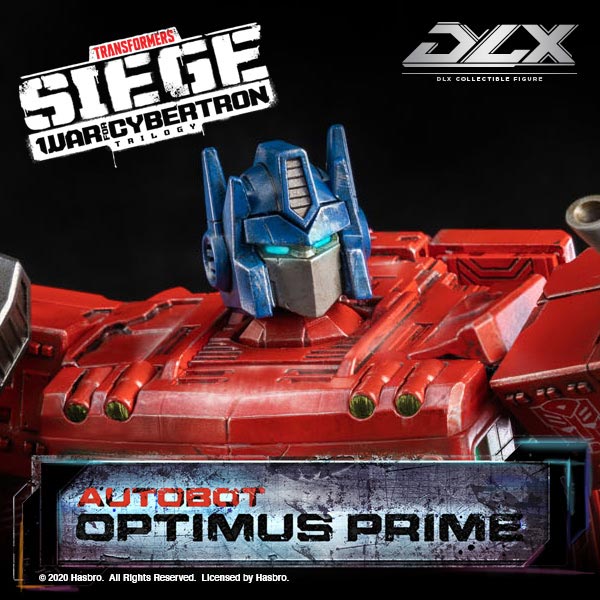 DLX Optimus Prime Transformers: War for Cybertron Trilogy Collectible - Action figure -  ThreeZero