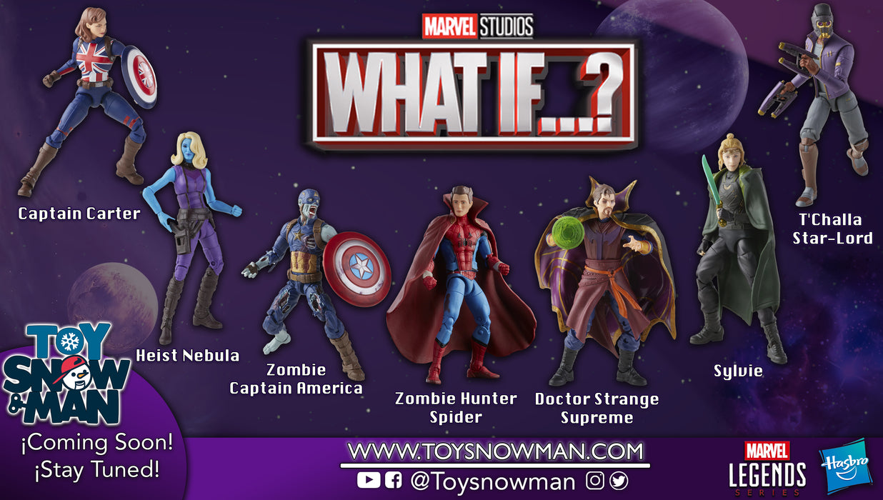 Marvel Legends  WHAT IF…? wave set of 7 figures  (BAF Uatu The Watcher ) (preorder sept/Feb) - Toy Snowman