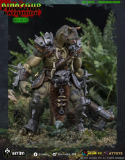 Dinosaur Battlefield Carnotaurus Warrior Recruit - Green - 1/12 Scale Figure (preorder) - Collectables > Action Figures > toys -  AxyToys