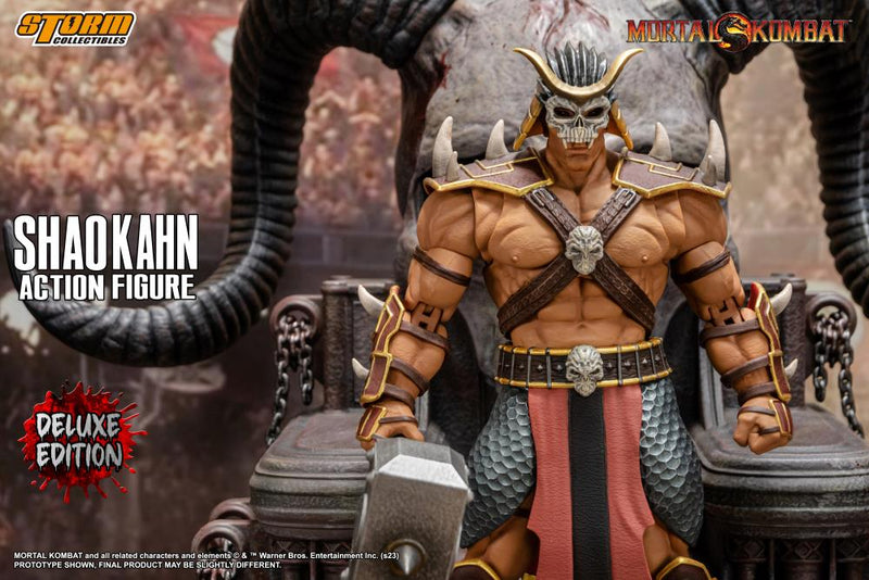 Mortal Kombat Shao Kahn - Deluxe - 1/12 Scale (preorder ETA Q3) - Collectables > Action Figures > toys -  Storm Collectibles