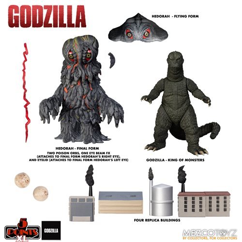 Godzilla vs Hedorah (1971) Three Figure Boxed Set (preorder ETA sept) - Action & Toy Figures -  MEZCO TOYS