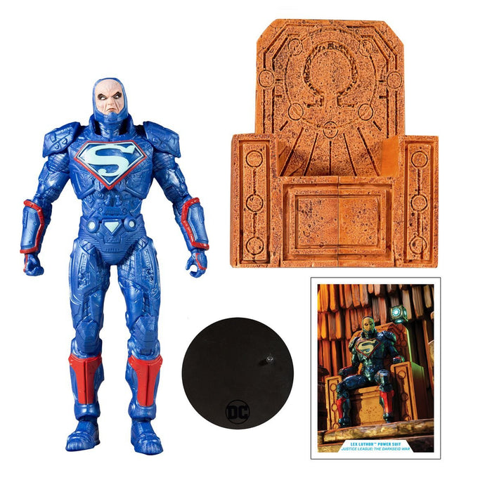 Lex Luthor Blue Power Suit Justice League: The Darkseid War 7-Inch Scale Action Figure - Action figure -  McFarlane Toys