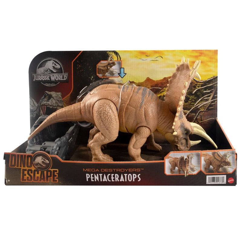 Jurassic World Mega Destroyers Wave 2 - Pentaceratops - Action & Toy Figures -  mattel