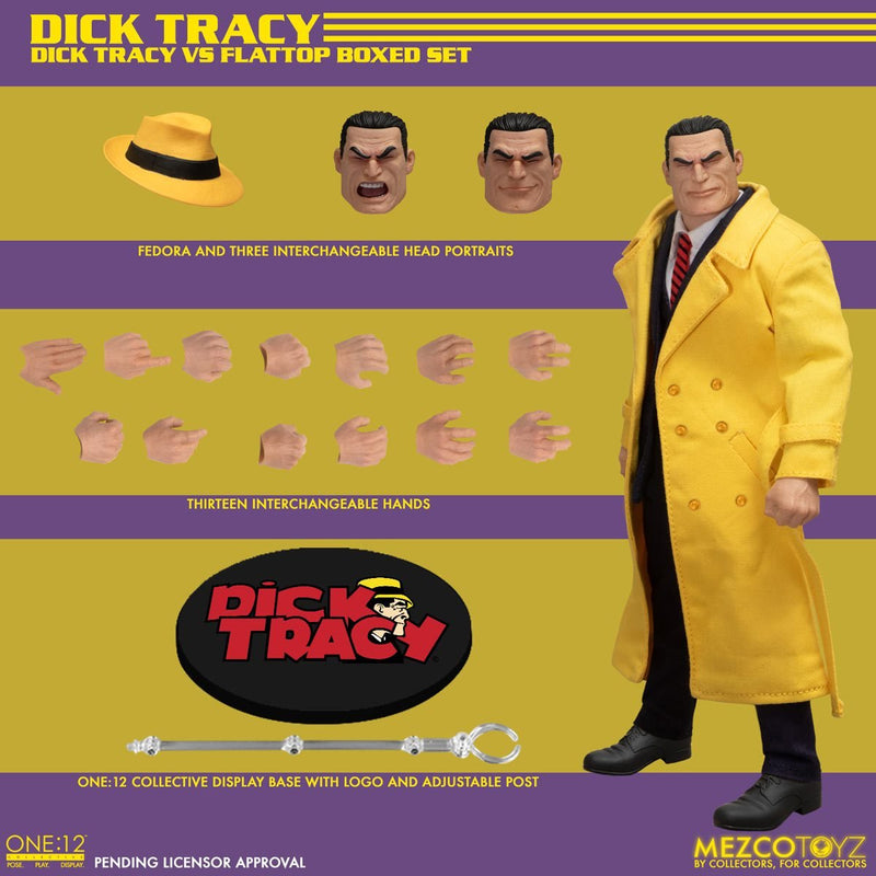 Dick Tracy vs Flattop One:12 Collective Action Figure Boxed Set (preorder) - Collectables > Action Figures > toys -  MEZCO TOYS