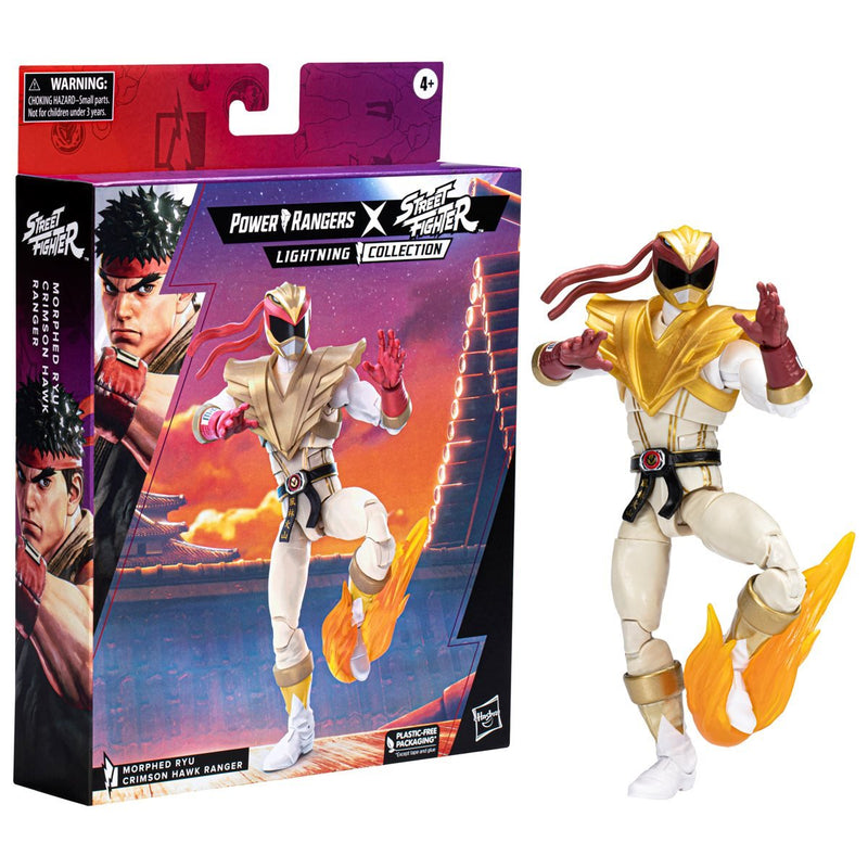 Power Rangers X Street Fighter Lightning Collection Morphed Ryu Crimson Hawk Ranger (preorder) - Action & Toy Figures -  Hasbro