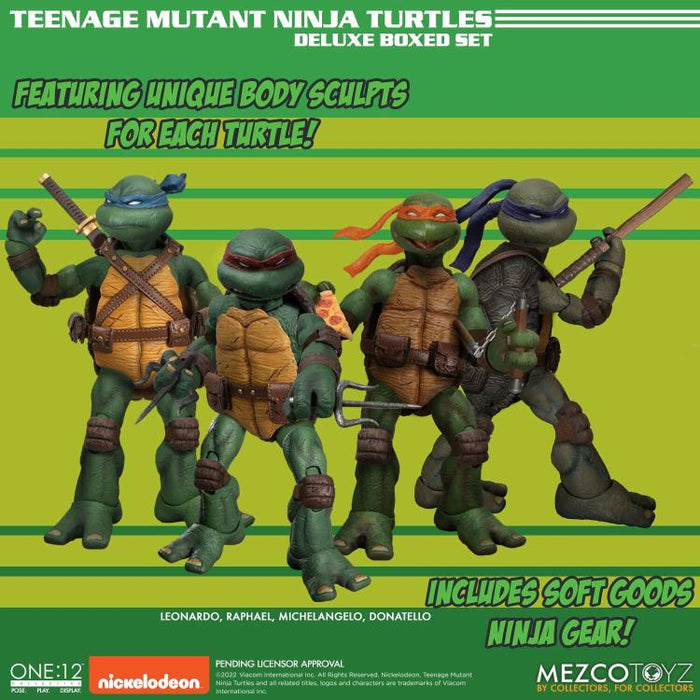 Teenage Mutant Ninja Turtles One:12 Collective Deluxe Boxed Set (preorder) - Collectables > Action Figures > toys -  MEZCO TOYS