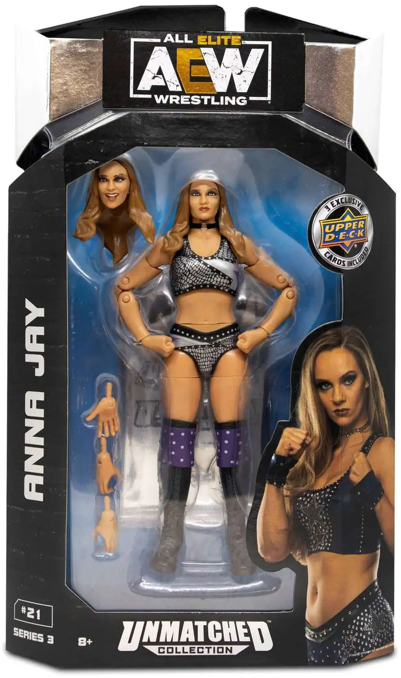 AEW All Elite Wrestling Unmatched Collection Series 3 Anna Jay - Collectables > Action Figures > toys -  Jazwares