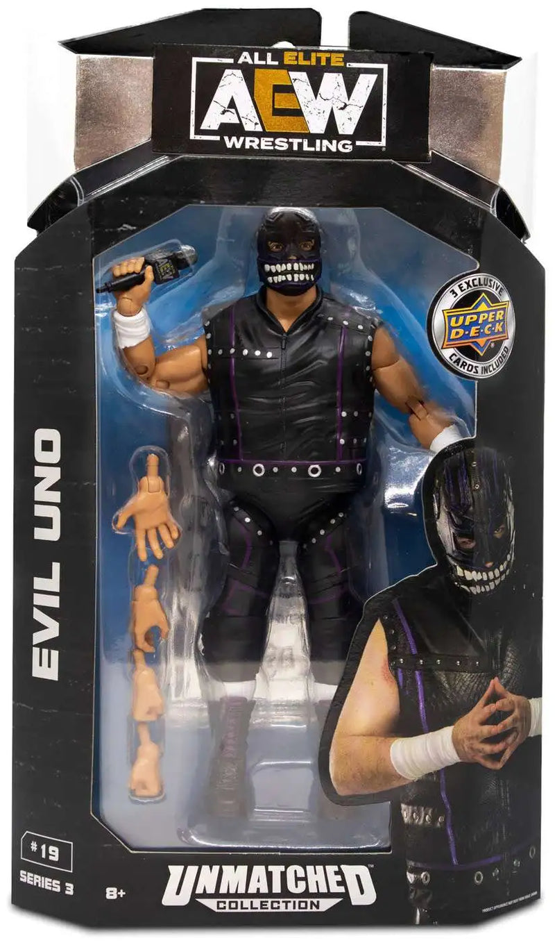AEW All Elite Wrestling Unmatched Collection Series 3 Evil Uno - Collectables > Action Figures > toys -  Jazwares
