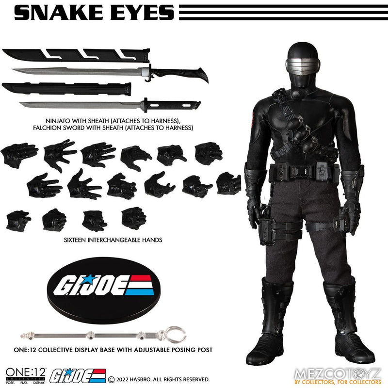 G.I. Joe: Snake Eyes One:12 Collective Deluxe Edition (PREORDER) - Action & Toy Figures -  MEZCO TOYS