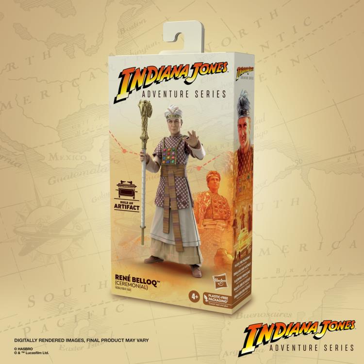 Indiana Jones Adventure Series Rene Belloq (Preorder ETA April) - Collectables > Action Figures > toys -  Hasbro
