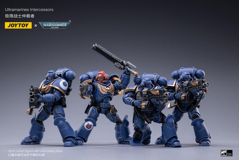 Warhammer 40K Ultramarines Intercessors SET of 4 - Action & Toy Figures -  Joy Toy