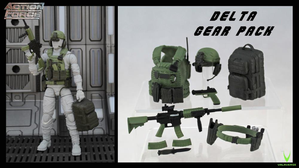 Action Force Delta Gear Pack Accessory Set (preorder March) - accessory -  VALAVERSE