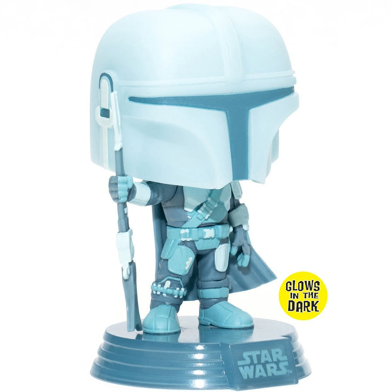 Star Wars: The Mandalorian Hologram Glow-in-the-Dark Pop! Vinyl Figure - Exclusive - Action & Toy Figures -  Funko Pop!