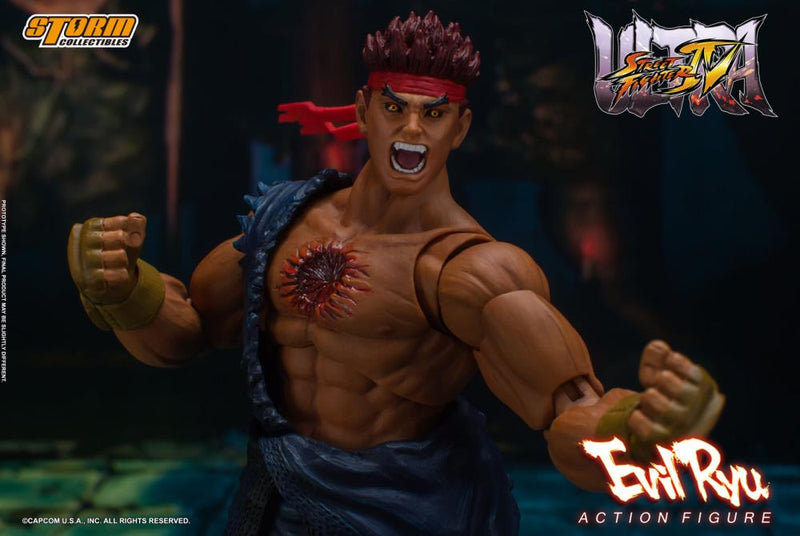 storm collectibles Ultra Street Fighter IV Evil Ryu 1/12 Scale Figure - Action & Toy Figures -  Storm Collectibles