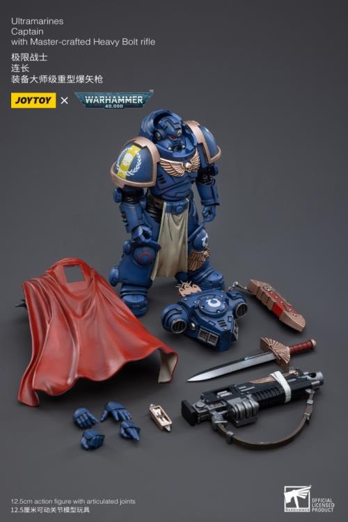 Warhammer 40K - Ultramarines - Primaris Captain Ptolias Corvor - Collectables > Action Figures > toys -  Joy Toy