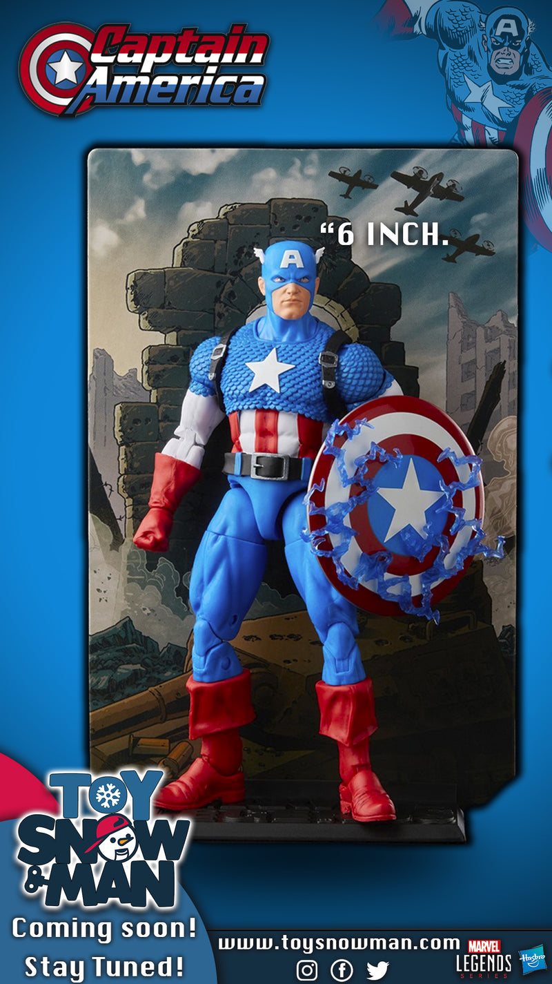 Marvel Legends 20th Anniversary Captain America (preorder Feb/April) Exclusive - Action & Toy Figures -  Hasbro