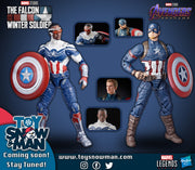 Marvel Legends Series Captain America 2-Pack Steve Rogers Sam Wilson MCU (preorder Dec/April) - Action & Toy Figures -  Hasbro