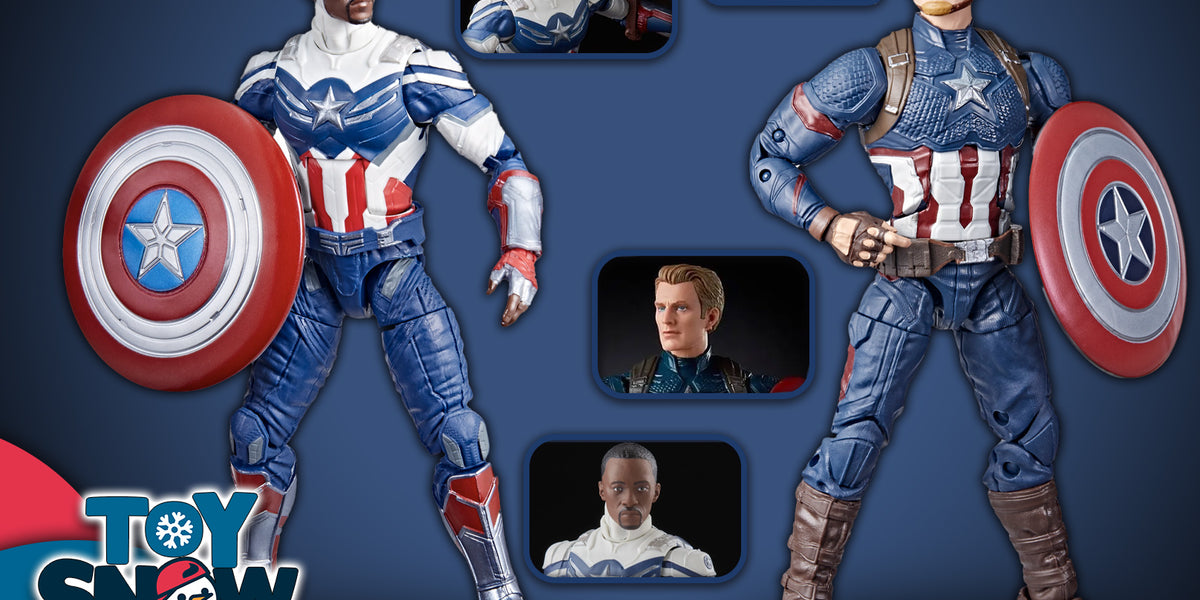 Marvel Legends Series Captain America 2-Pack Steve Rogers Sam 