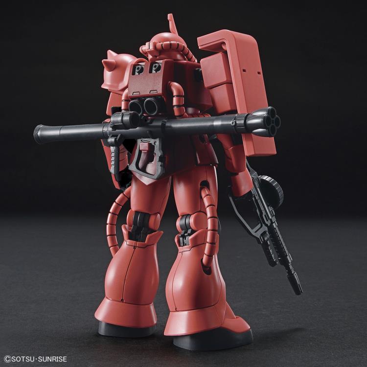 Gundam HGUC 1/144 MS-06S Zaku II (Char Aznable Custom) Model Kit - Model Kits -  Bandai