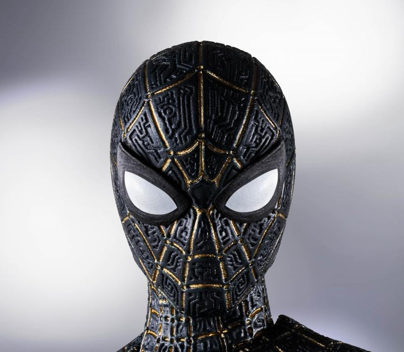 Spider-Man: No Way Home S.H.Figuarts Spider-Man (Black & Gold Suit) - Action & Toy Figures -  Bandai