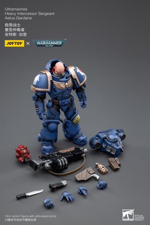 Warhammer 40K - Ultramarines - Heavy Intercessors Sergent - Collectables > Action Figures > toys -  Joy Toy