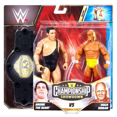 WWE Championship Showdown Series 10 Hulk Hogan vs Andre the Giant Action Figure 2-Pack - Action & Toy Figures -  mattel