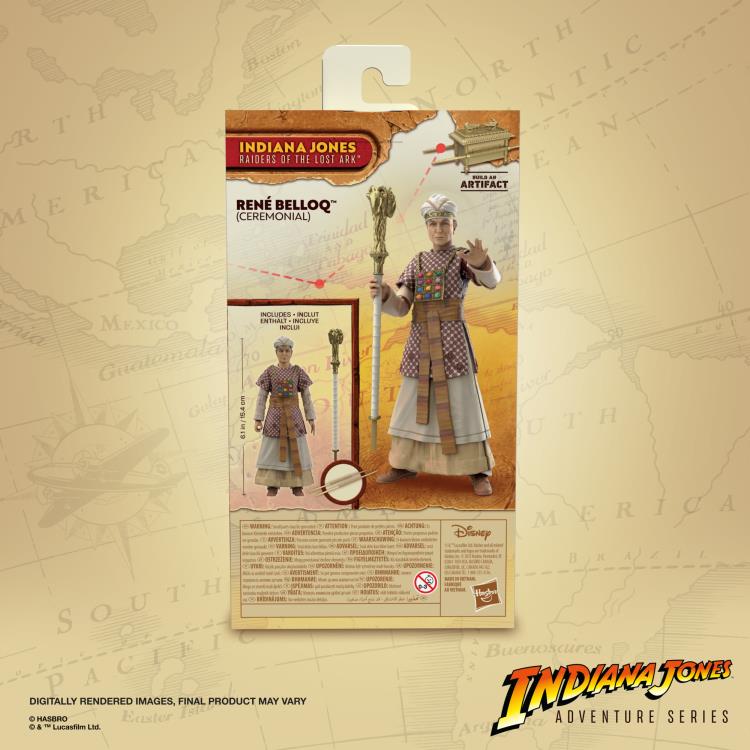 Indiana Jones Adventure Series Rene Belloq (Preorder ETA April) - Collectables > Action Figures > toys -  Hasbro