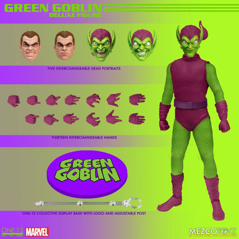 Spider-Man Green Goblin Deluxe Edition One:12 Collective (preorder) - Action & Toy Figures -  MEZCO TOYS