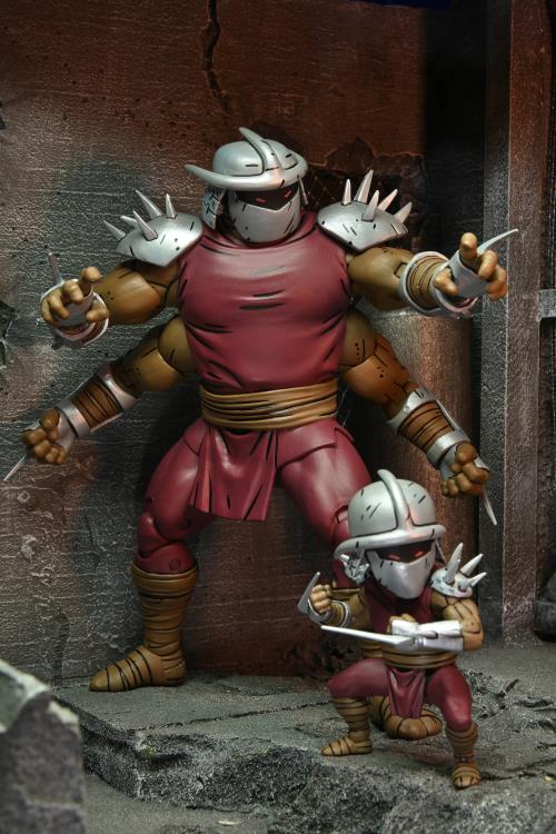 Teenage Mutant Ninja Turtles Deluxe Shredder Clone & Mini Shredder - Mirage Comics (preorder Q3) - Collectables > Action Figures > toys -  Neca