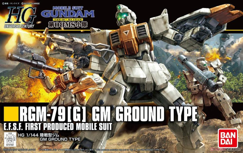 Gundam - The 08th MS Team HGUC RGM-79(G) GM Ground Type 1/144 - Model Kit > Collectable > Gunpla > Hobby -  Bandai