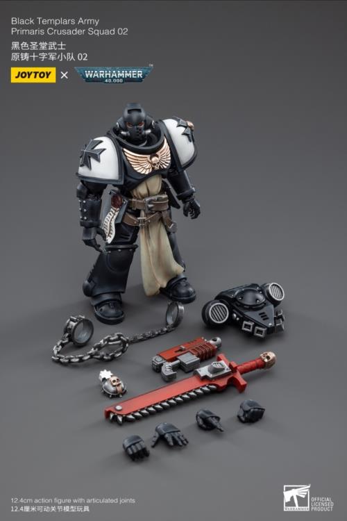 Warhammer 40K - Black Templars - Primaris Crusader Squad Set of 4 - Collectables > Action Figures > toys -  Joy Toy