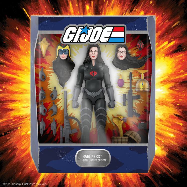 G.I. Joe Ultimates! Baroness - Black Suit Ver. (preorder Dec/jan) -  -  Super7
