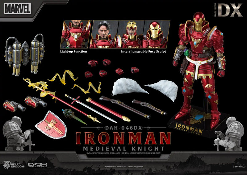 Iron Man - DX Medieval Knight - DAH-046 - Deluxe Version - Action & Toy Figures -  Beast Kingdom