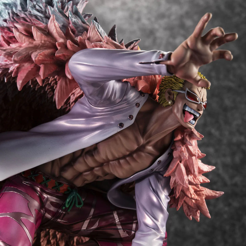 ONE PIECE - Portrait.Of.Pirates  "WA-MAXIMUM”: "Heavenly Yaksha" Donquixote Doflamingo - statue -  MEGAHOUSE CORPORATION