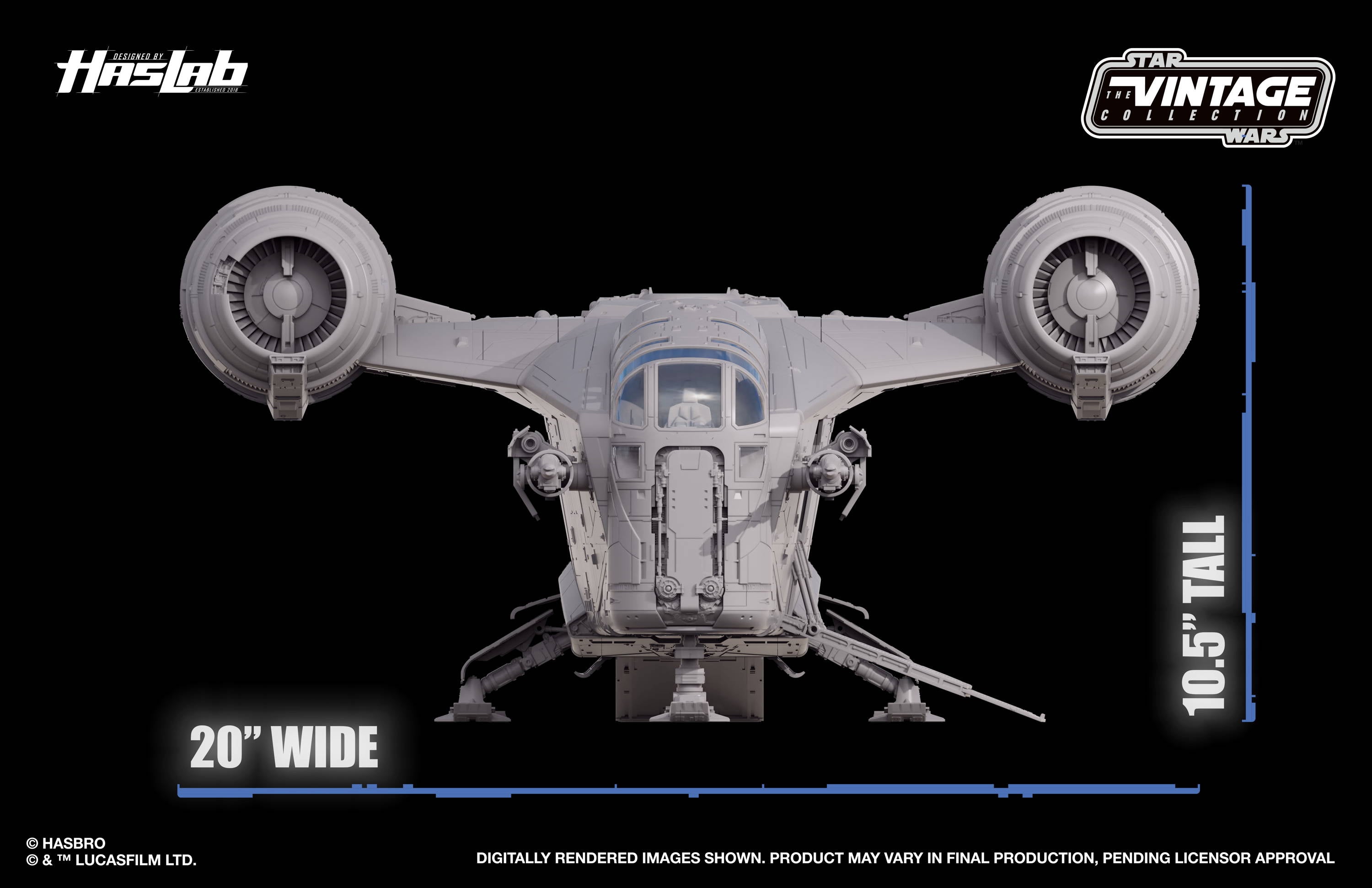 Razorcrest HASLAB Star Wars The Vintage Collection Razor Crest Toy