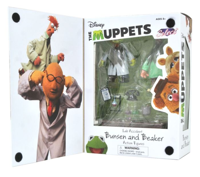The Muppets Bunsen & Beaker Lab accident SDCC 2021 Exclusive Deluxe Action Figure Set Comic con - Action & Toy Figures -  Diamond Select Toys