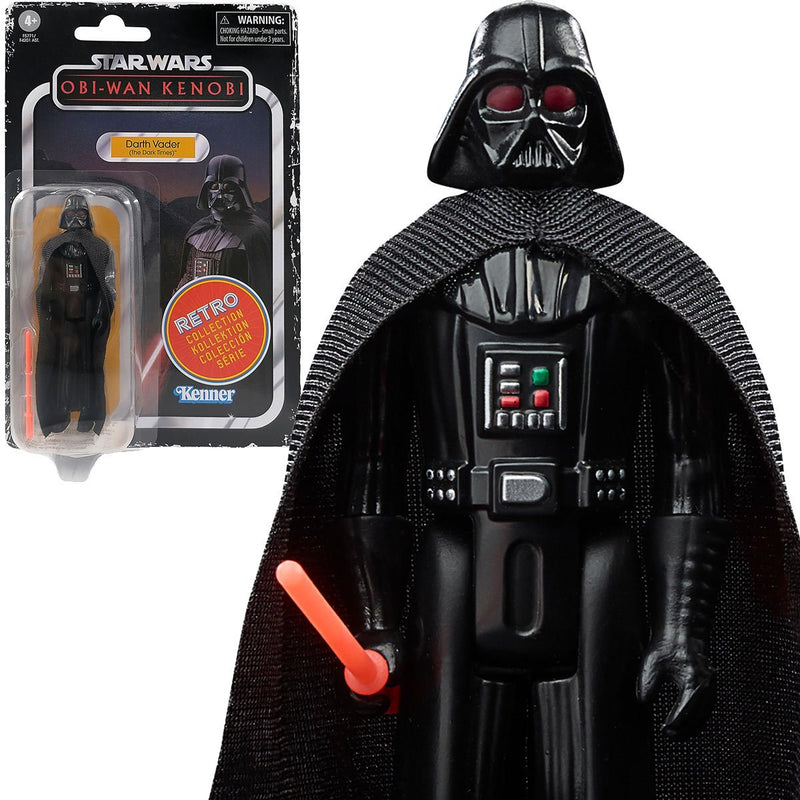 Star Wars The Retro Collection Darth Vader (The Dark Times) 3 3/4-Inch Action Figure - Action & Toy Figures -  Hasbro