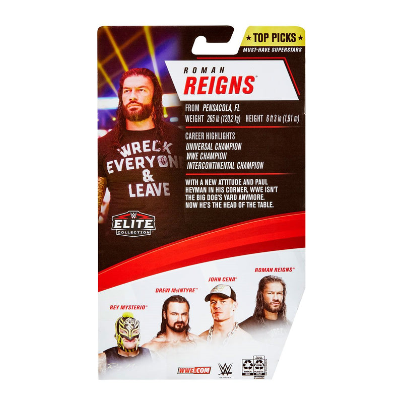 Roman Reigns WWE Top Picks 2021 Elite Action Figure - Action figure -  mattel