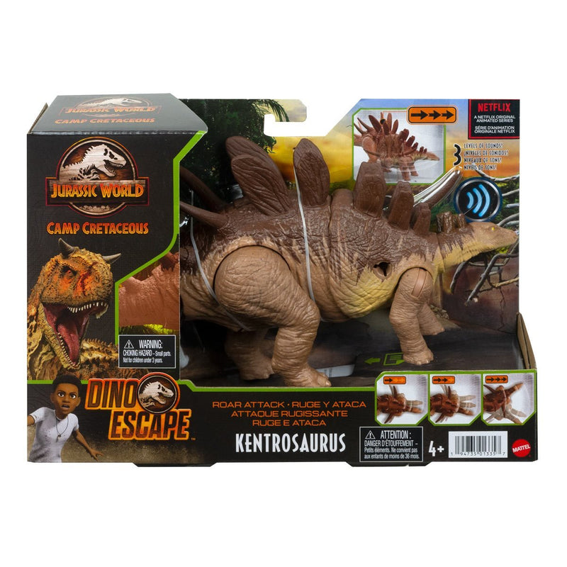 Jurassic World Roar Attack Kentrosaurus - Action figure -  mattel