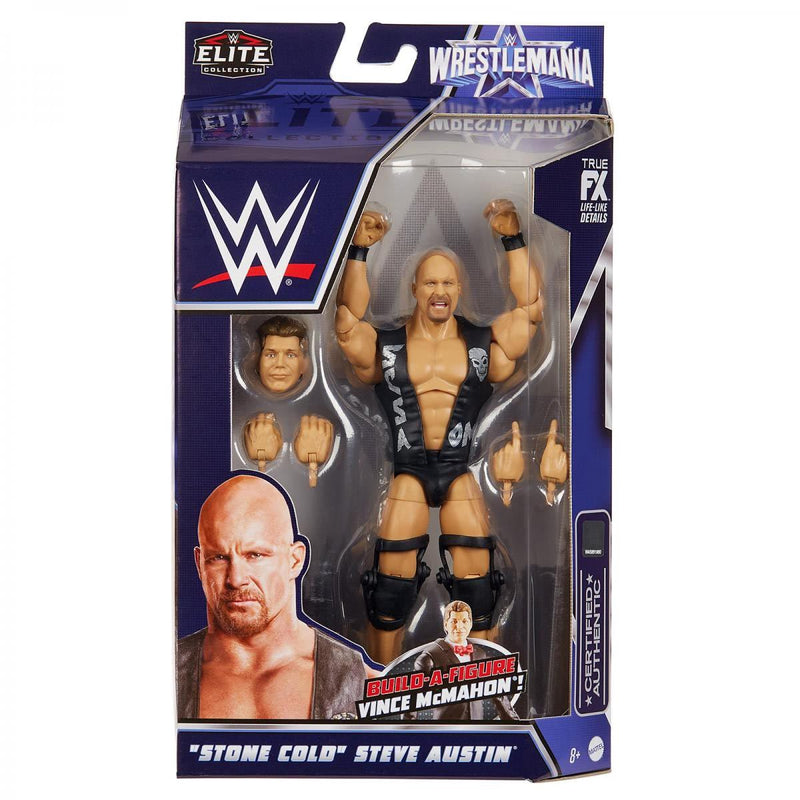 Stone Cold Steve Austin - WWE WrestleMania Elite 2022  Action Figure - Action figure -  mattel