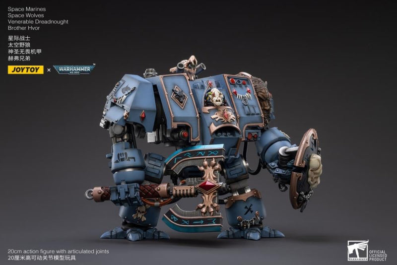 Warhammer 40K - Space Wolves - Venerable Dreadnought Brother Hvor - Collectables > Action Figures > toys -  Joy Toy